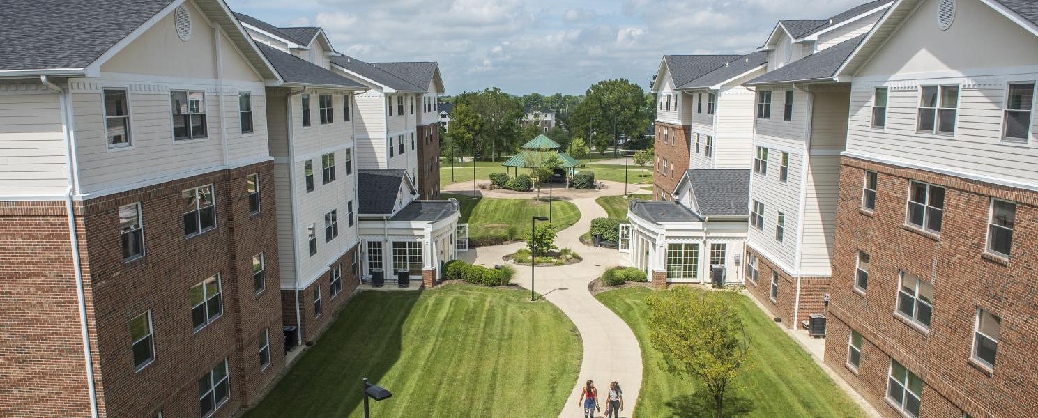 Student housing on the Waterfield Campus.